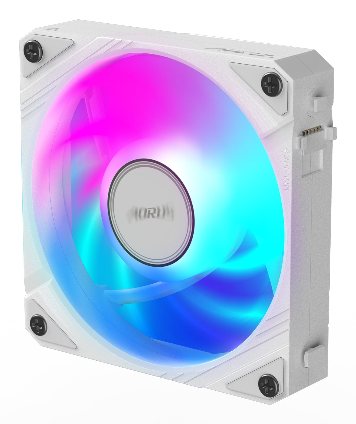 Gigabyte AORUS EZ CHAIN FAN 120 ICE Ventilateur 12 cm Blanc