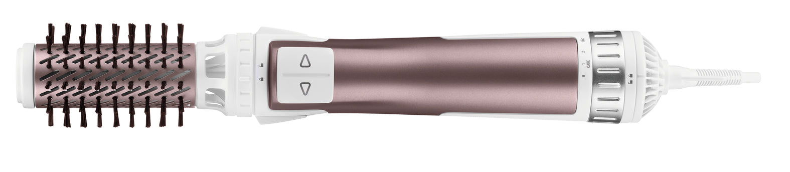 Rowenta Brush Activ Premium Care CF9540 Brosse soufflante à air chaud À chaleur Aluminium, Métallique, Blanc 1000 W 1,8 m