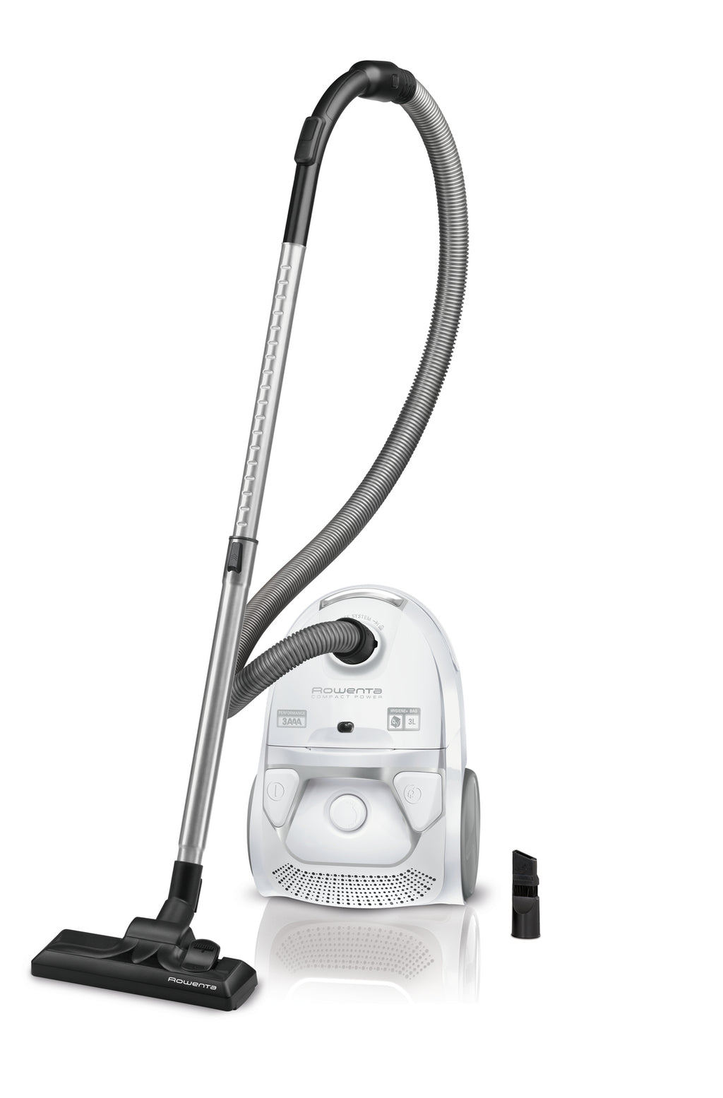 Rowenta Compact Power RO3927 3 L Aspirateur réservoir cylindrique Sec 750 W Sac à poussière