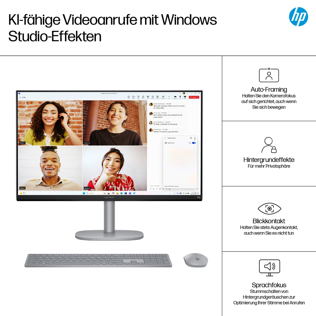 HP OmniStudio X Next Gen 32-c1173ng AIO Core Ultra 7 256V 16GB 1TB Intel Arc Graphics 140V Windows 11 Home