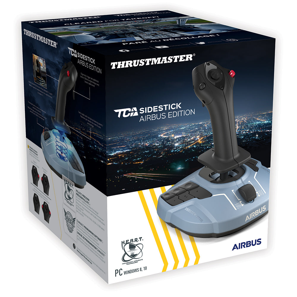 Thrustmaster TCA Sidestick Airbus edition Noir, Bleu USB Manche à air Analogique/Numérique PC