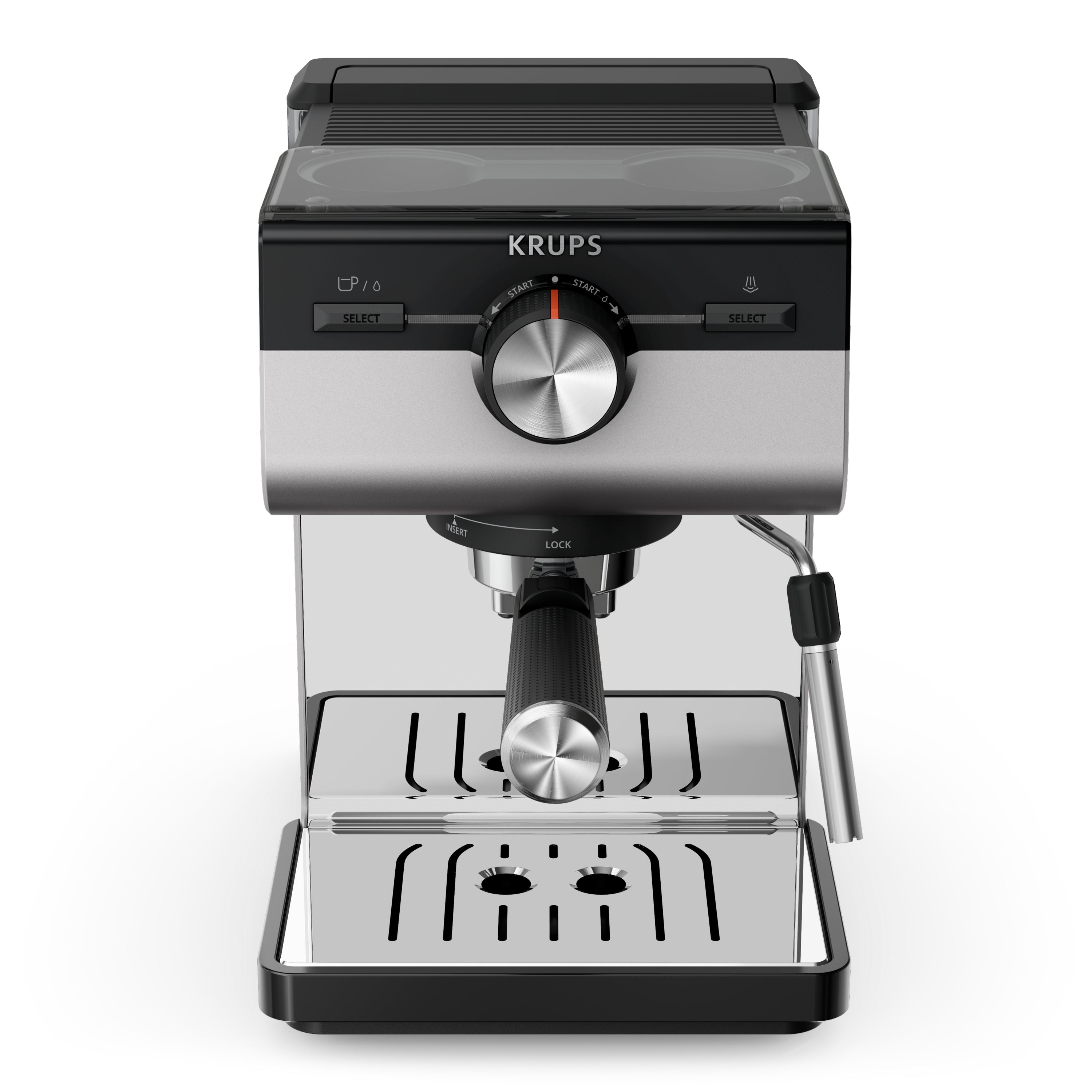 Krups Authentic+ XP384E10 machine à café Semi-automatique Machine à expresso 2 L