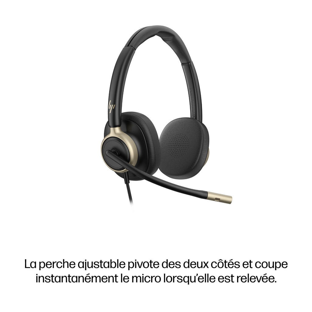HP Poly Mission 825 Micro-casque Filaire USB Binaural