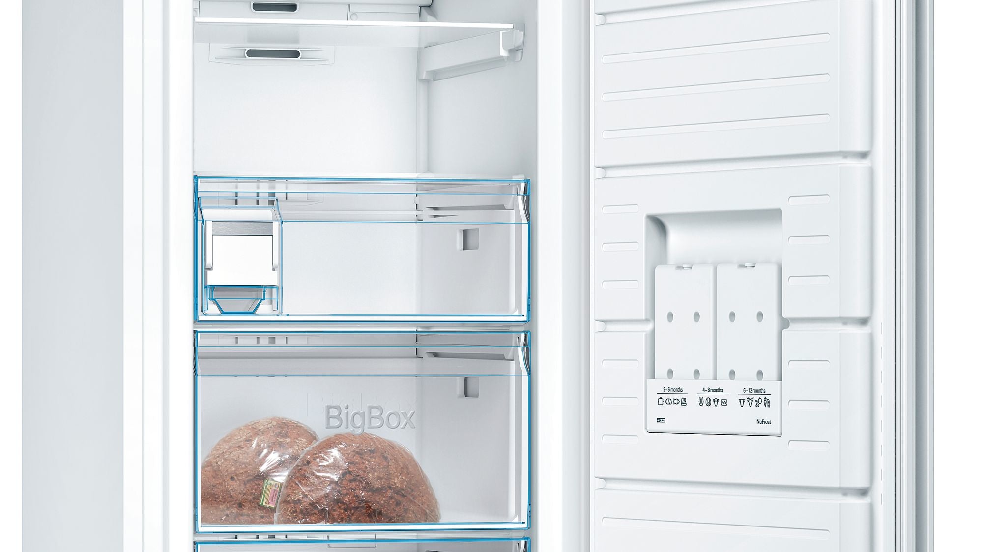 Bosch Bosch Serie 6 GSN51DWDP congélateur Congélateur vertical Pose libre 290 L Blanc