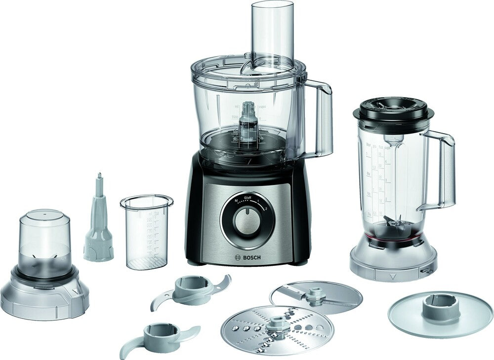 Bosch Bosch MCM3PM386 robot de cuisine 900 W 2,3 L Noir, Transparent