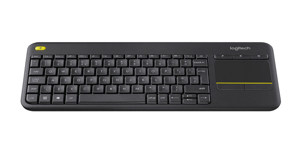 Logitech K400 Plus Clavier Sans Fil avec Pavé Tactile, Disposition Nordique