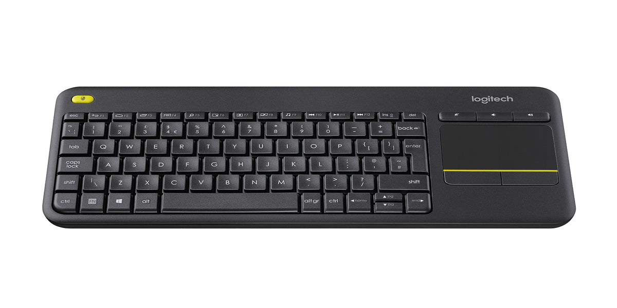 Logitech K400 Plus Clavier Sans Fil avec Pavé Tactile, Disposition Nordique