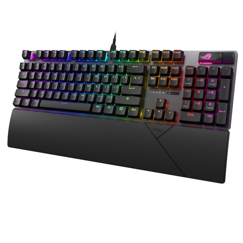 ASUS ROG Strix Scope II clavier Gaming FR sans fil +USB Noir