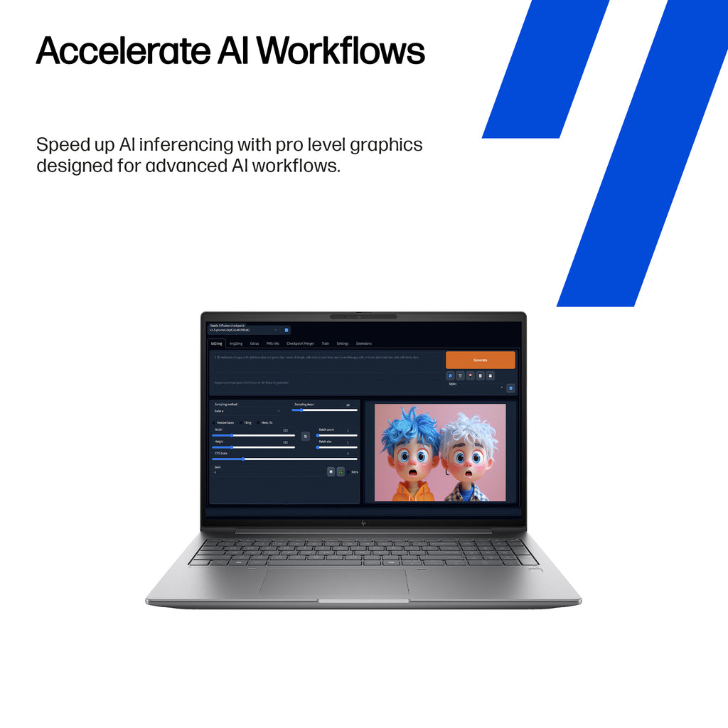HP Zbook X G1i 16 2560 x 1600 285H 64GB 1TB Intel Arc 140T Windows 11 Pro