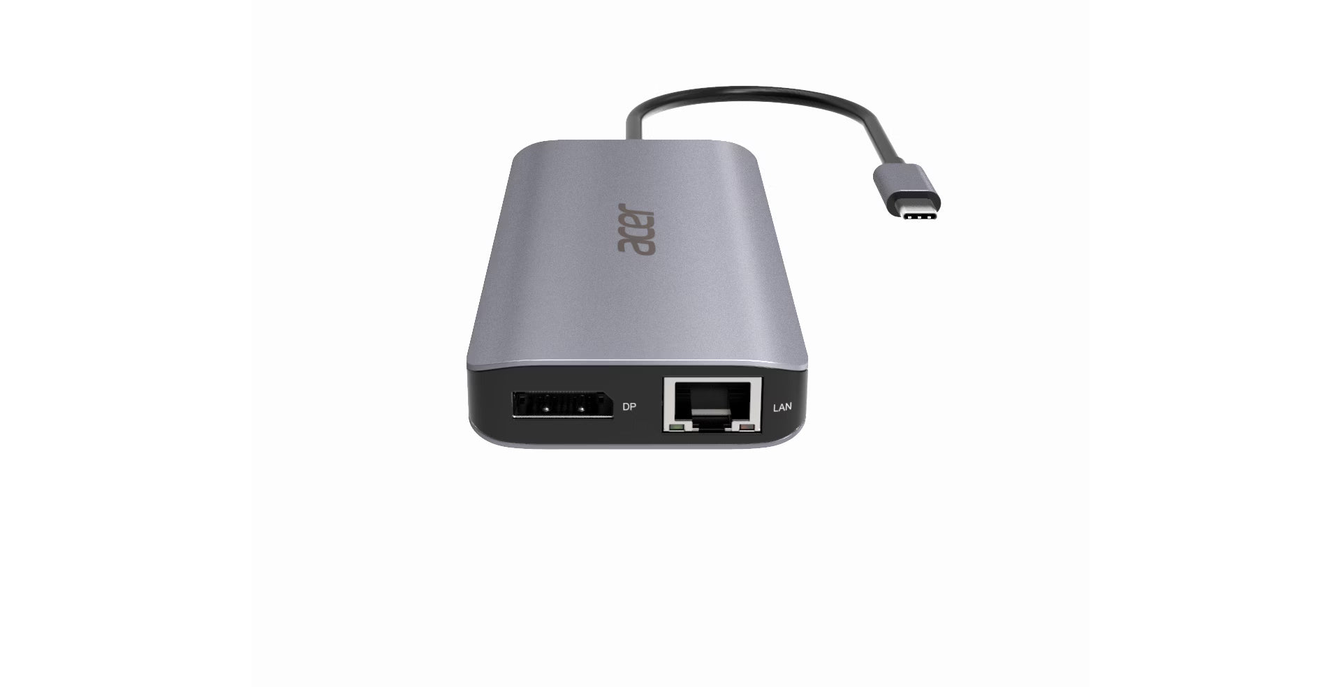 Acer 12-in-1 Type-C Dongle Avec fil USB 3.2 Gen 1 (3.1 Gen 1) Type-C Argent