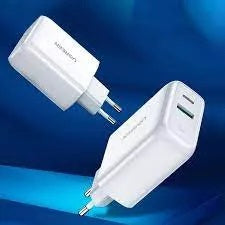 Ugreen 60468 Chargeur Secteur Universel Charge Rapide, Port USB-C, Blanc