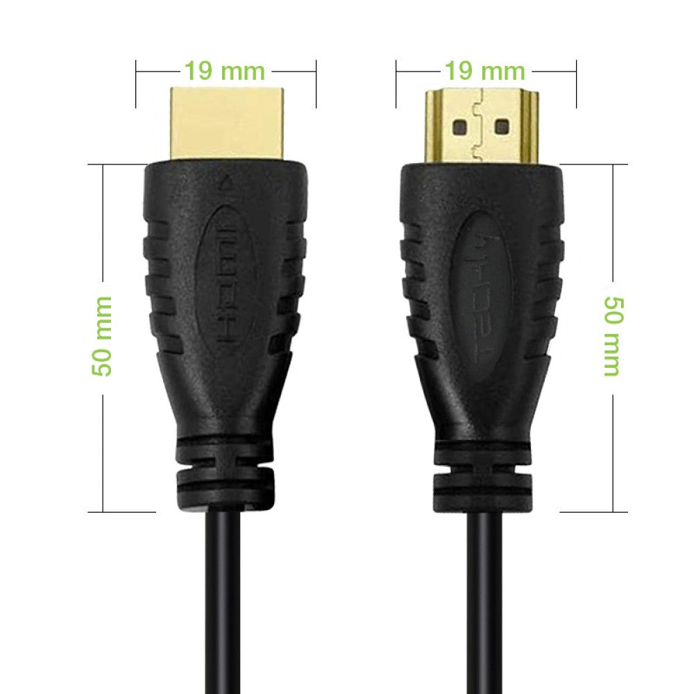 Câble HDMI 2.0 Haute Vitesse 6 m, Type A Standard, Noir