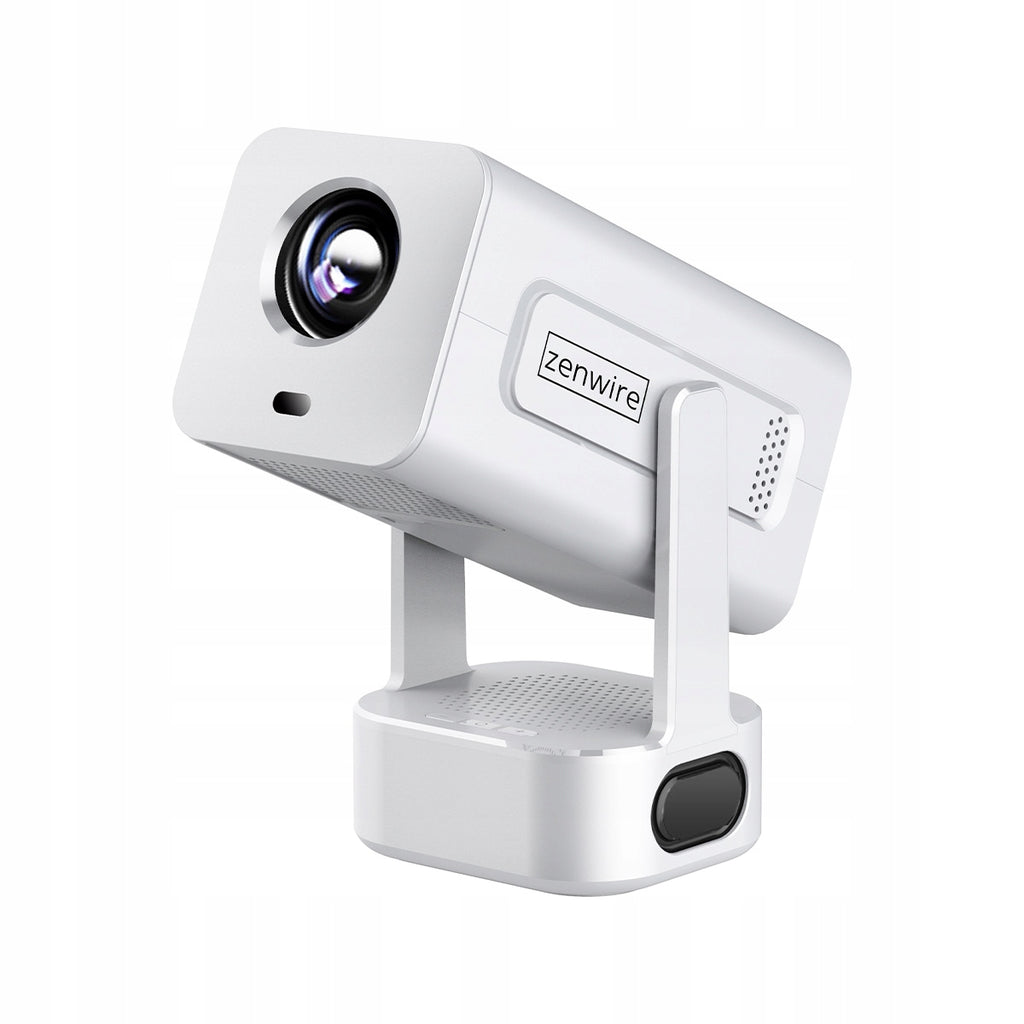 Mini-projecteur portable Android 13 avec Wi-Fi, projection à 360°, Full HD et 4K pour téléphone Zenwire IMC360