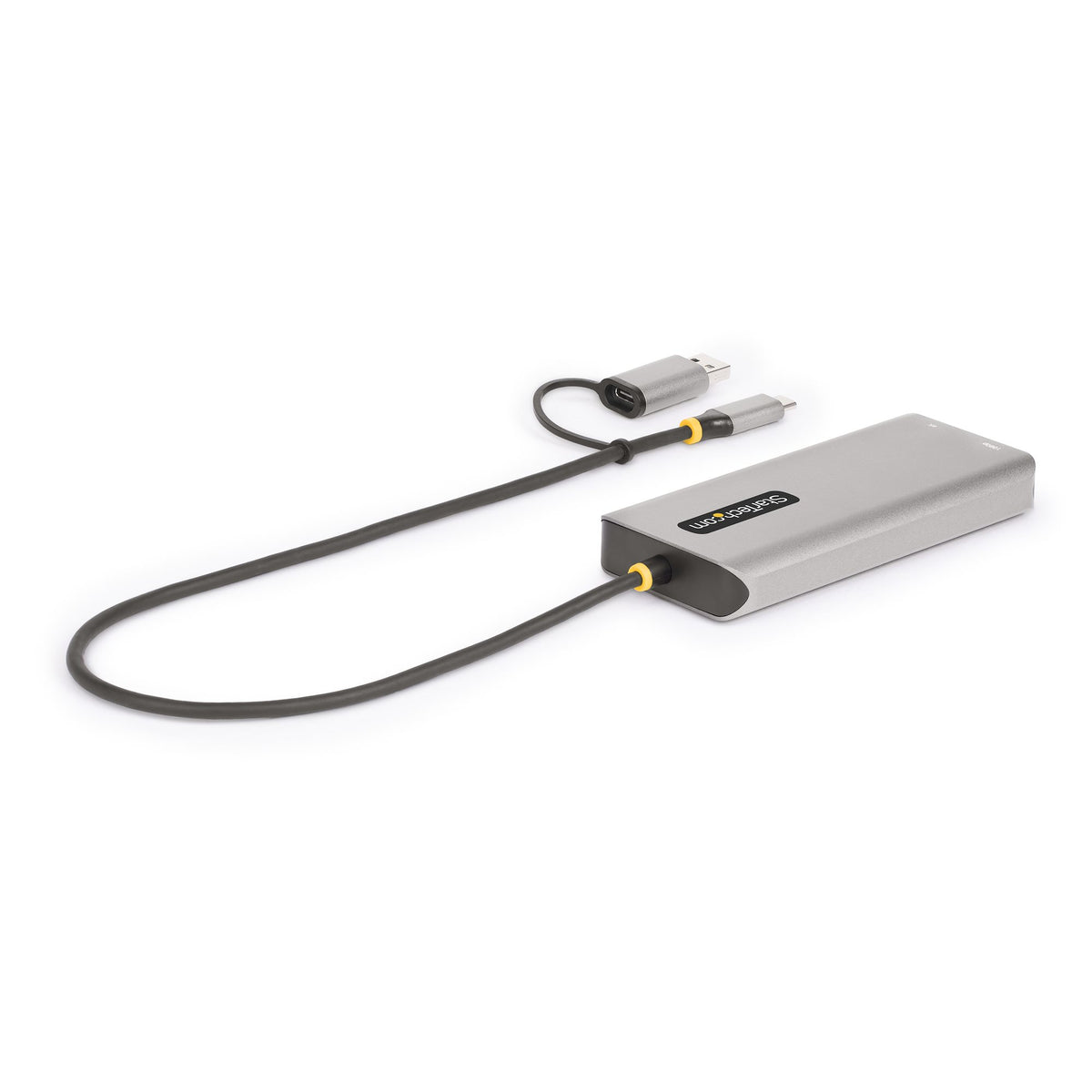 StarTech.com Adaptateur Multiport USB-C et USB-A, Double HDMI 4K30Hz/1080p60Hz, 3x USB-A 5Gbps, Station d'Accueil de Voy