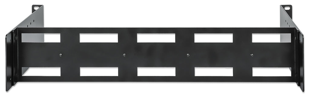 Intellinet Kit rail DIN réglable 19", 2U, pour équipements sur rail DIN chapeau, profondeur réglable 48–174 mm, aluminiu