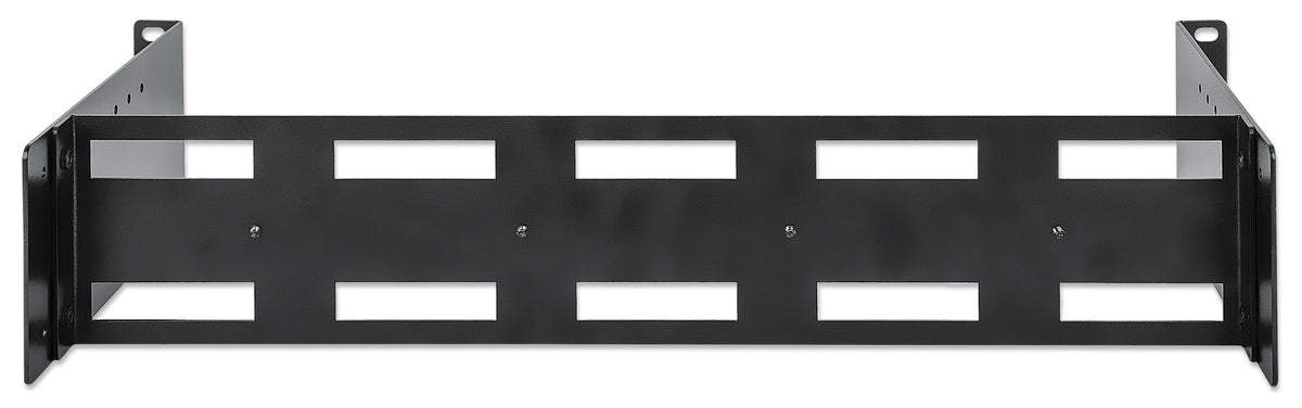 Intellinet Kit rail DIN réglable 19", 2U, pour équipements sur rail DIN chapeau, profondeur réglable 48–174 mm, aluminiu