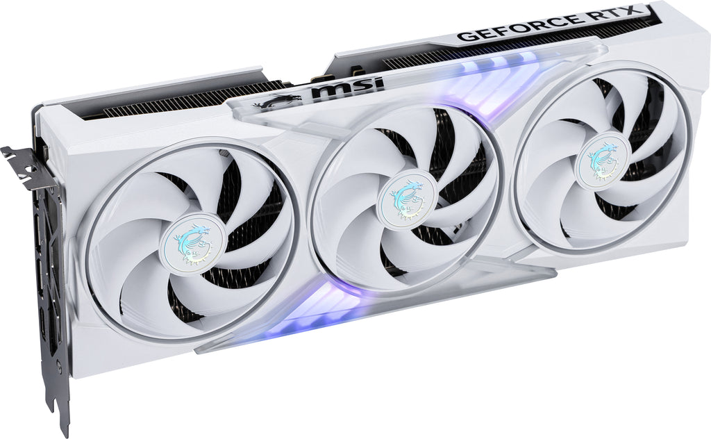 MSI GAMING GeForce RTX 5060 TI 16G TRIO OC WHITE NVIDIA 16 Go GDDR7 - vue 4