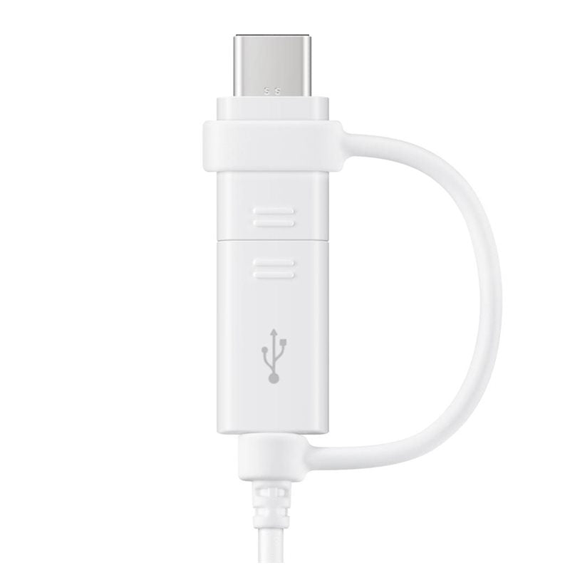 Samsung EP-DG930 Câble USB 2.0 USB-A vers USB-C/Micro-USB B, 1,5 m, Blanc