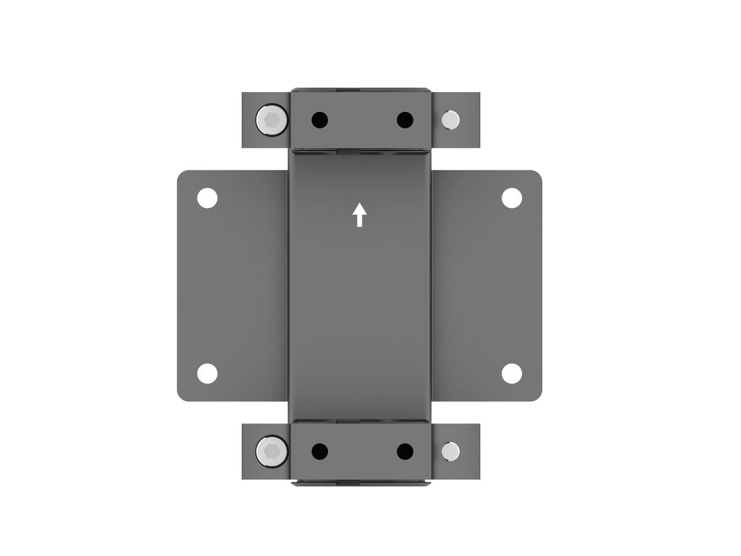 Accessoire de Montage de Moniteur Multibrackets 3668, Collier de Serrage en Acier Noir