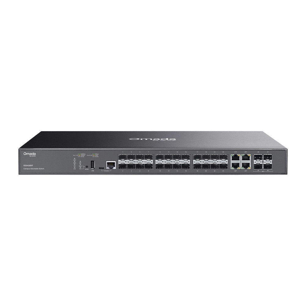 TP-Link SG5428XF Commutateur Réseau Géré L3, Noir