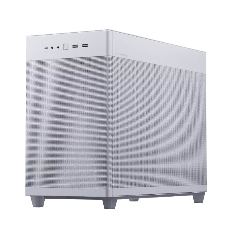 ASUS PRIME AP201 CASE TG WHITE Mini Tower Blanc