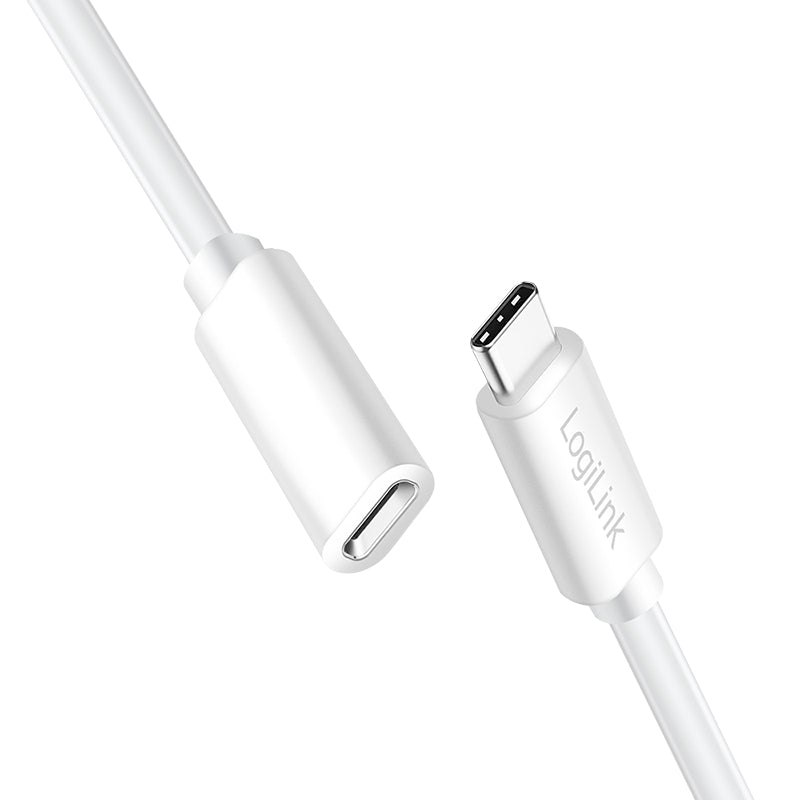 LogiLink CU0221 câble USB USB 2.0 2 m USB C 0,48 Gbit/s 100 W Blanc