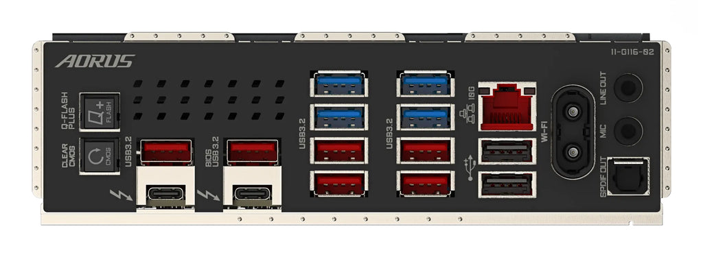 GIGABYTE Carte mère Z890 AORUS MASTER - Prend en charge les processeurs Intel Core Ultra (Série 2), VRM à 18+1+2 phases, jusqu'à 9500MHz DDR5 (OC), 2xPCIe 5.0 + 3xPCIe 4.0, Wi-Fi 7, LAN 10GbE, Thunderbolt 4