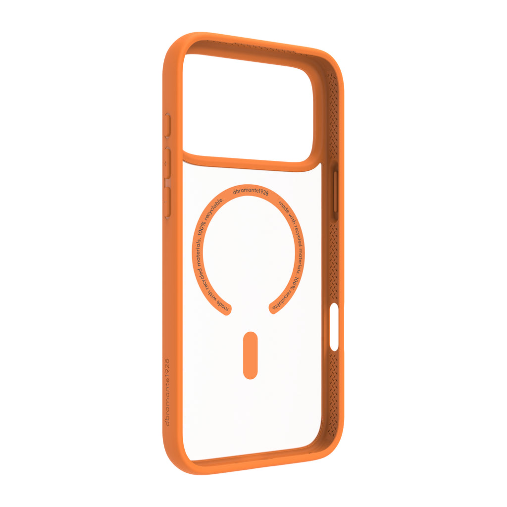 Coque de Protection Grenen MS pour iPhone 17 Pro Max, Housse Orange