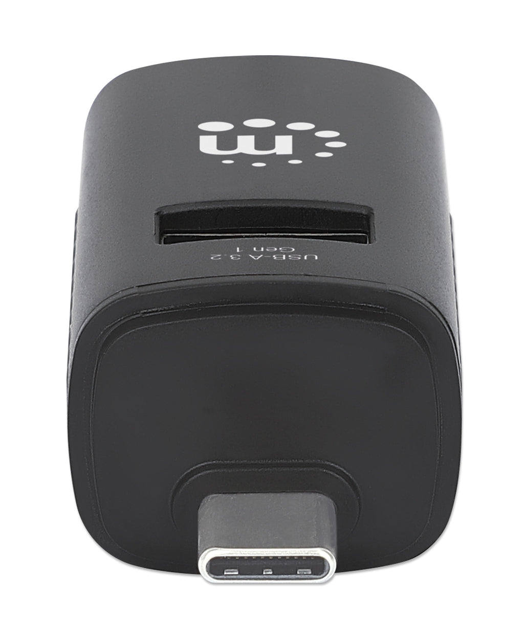 Manhattan Hub USB-C 3 ports ultra compact, 1x USB 3.0 5 Gbit/s et 2x USB 2.0 480 Mbit/s