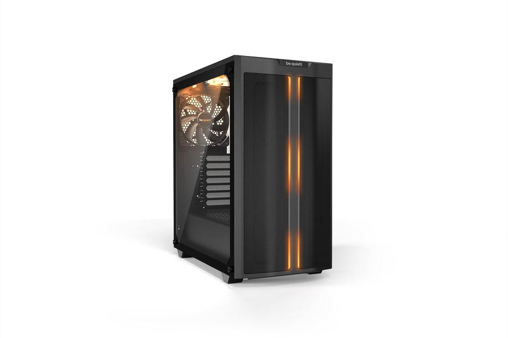 be quiet! Pure Base 500 DX Noir | Boîtier PC ARGB vitré, Mini ITX / Micro ATX / ATX, 3 ventilateurs Pure Wings 2 140 mm