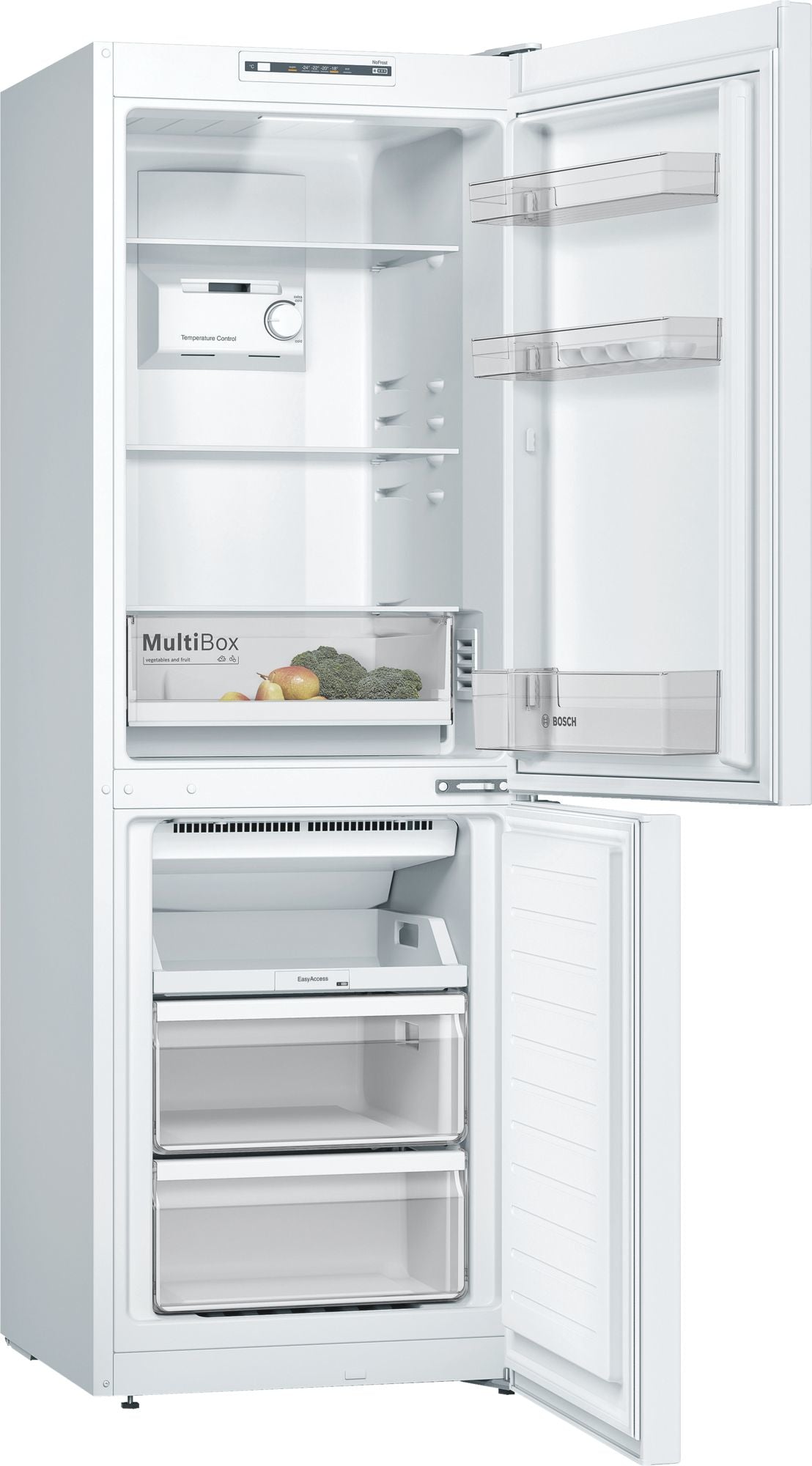 Bosch Bosch Serie 2 KGN33NWEB réfrigérateur-congélateur Pose libre 282 L Blanc