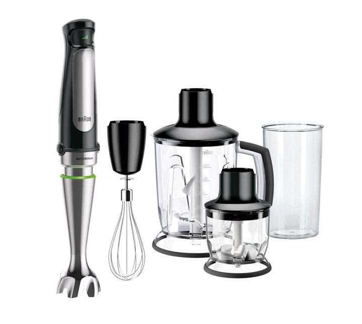 Braun MultiQuick 7 MQ 7045X 1,25 L Mélangeur par immersion 1000 W Noir, Acier inoxydable