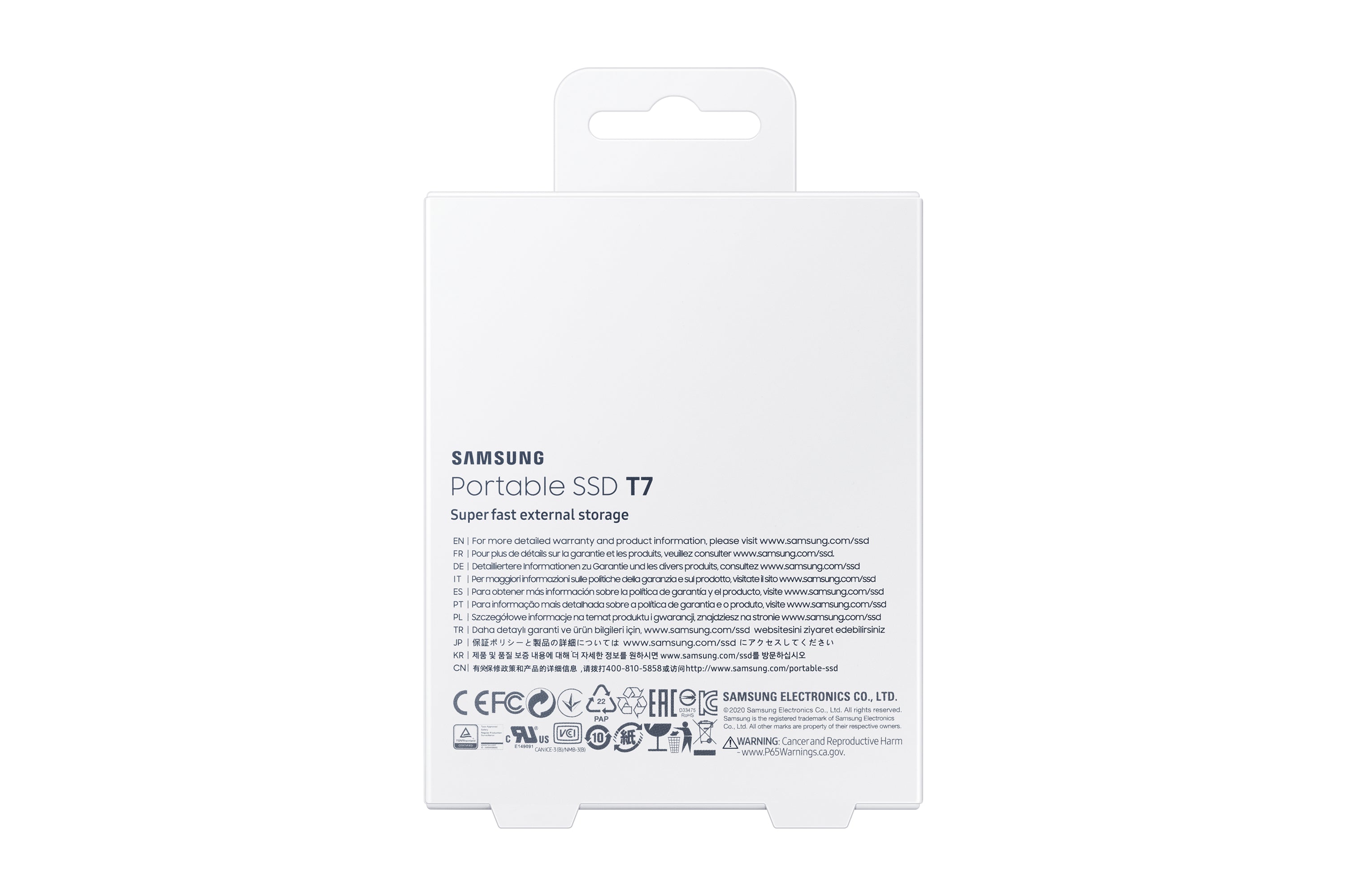 Samsung Portable SSD T7 2 To USB Type-C 3.2 Gen 2 (3.1 Gen 2) Bleu