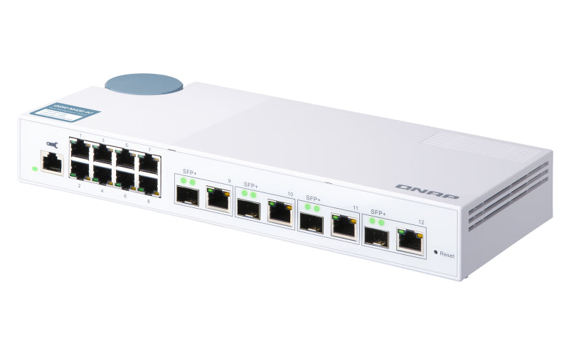 QNAP QSW-M408-4C commutateur réseau Géré L2 Gigabit Ethernet (10/100/1000) Blanc