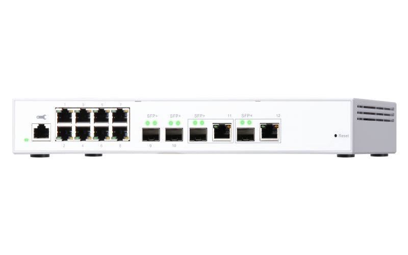 QNAP QSW-M408-2C commutateur réseau Géré L2 10G Ethernet (100/1000/10000) Blanc