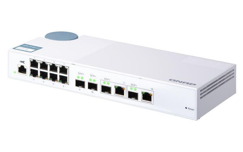 QNAP QSW-M408-2C commutateur réseau Géré L2 10G Ethernet (100/1000/10000) Blanc