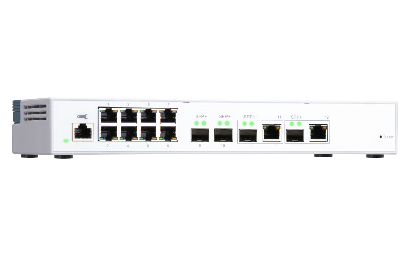 QNAP QSW-M408-2C commutateur réseau Géré L2 10G Ethernet (100/1000/10000) Blanc