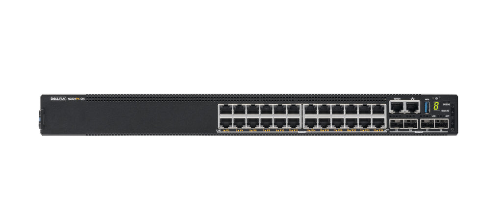 DELL N2224PX-ON Géré L3 2.5G Ethernet (100/1000/2500) Connexion Ethernet, supportant l'alimentation via ce port (PoE) 1U Noir