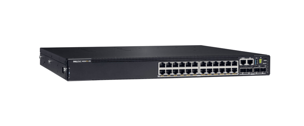 DELL N2224PX-ON Géré L3 2.5G Ethernet (100/1000/2500) Connexion Ethernet, supportant l'alimentation via ce port (PoE) 1U Noir