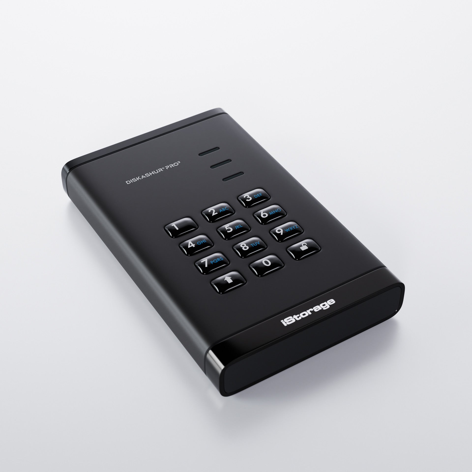 iStorage diskAshur PRO3 SSD 2 To USB Type-A / USB Type-C 3.2 Gen 1 (3.1 Gen 1) Noir