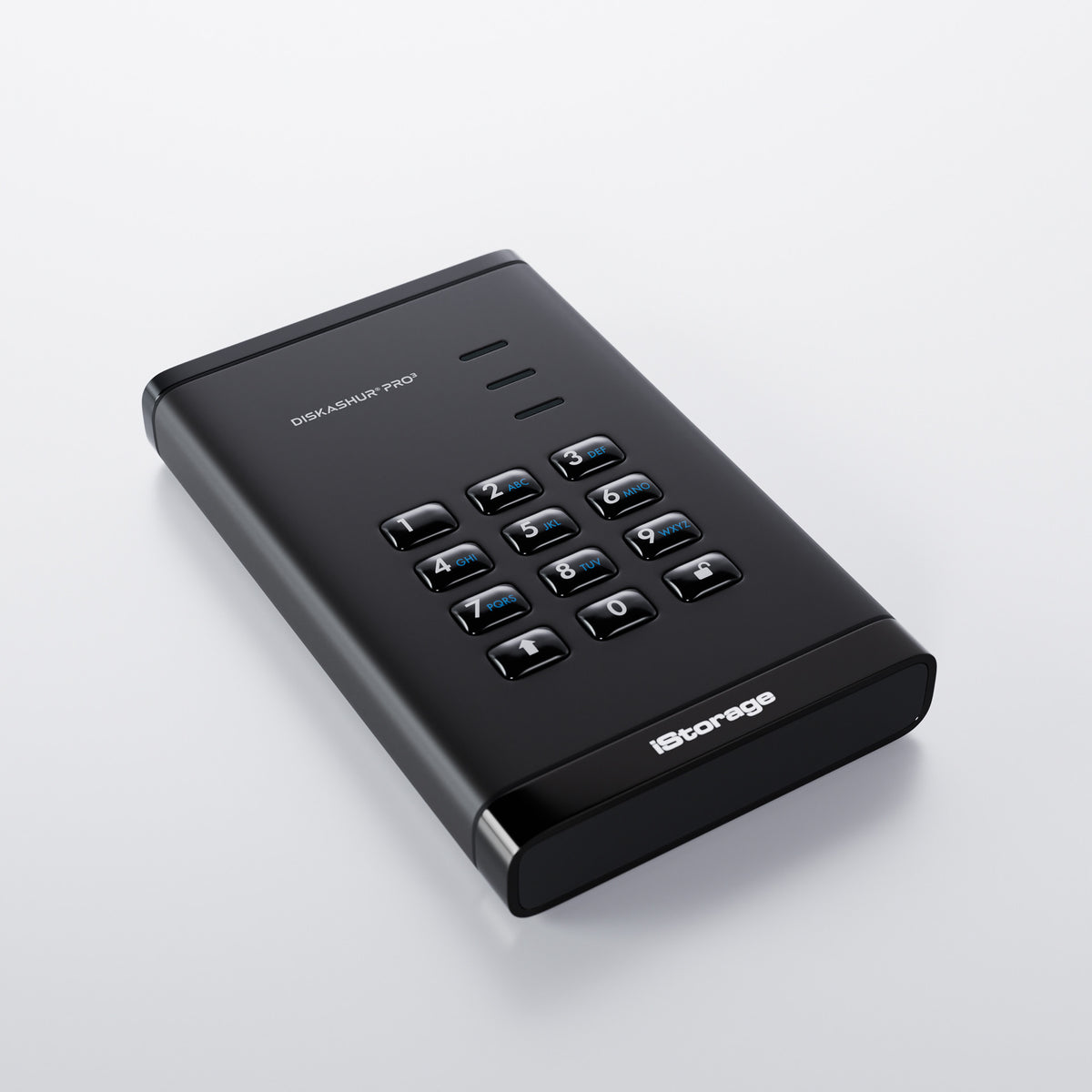 iStorage diskAshur PRO3 HDD 256-bit 4TB FIPS 140-3 Level 3 - vue 2