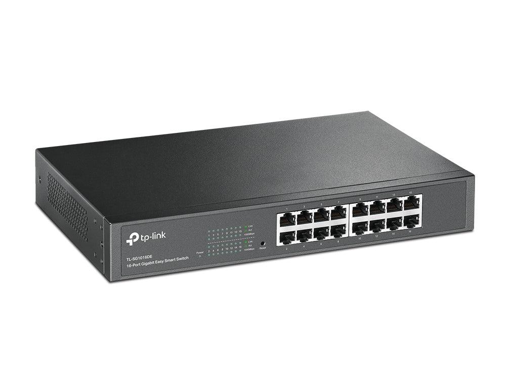 TP-Link TL-SG1016DE Géré L2 Gigabit Ethernet (10/100/1000) 1U Noir