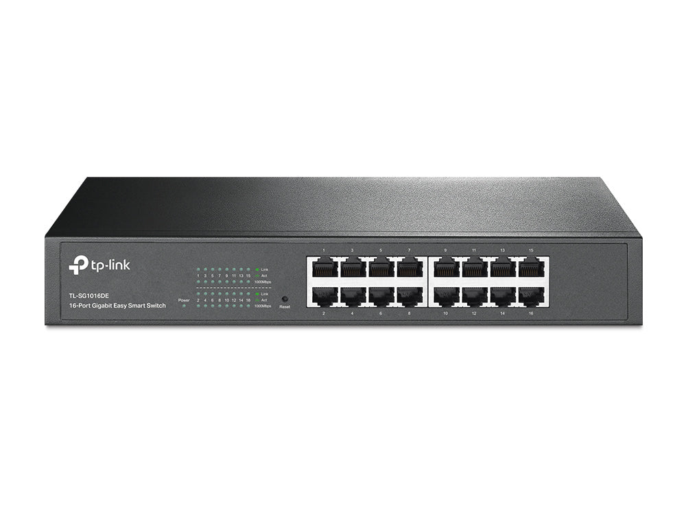 TP-Link TL-SG1016DE Géré L2 Gigabit Ethernet (10/100/1000) 1U Noir