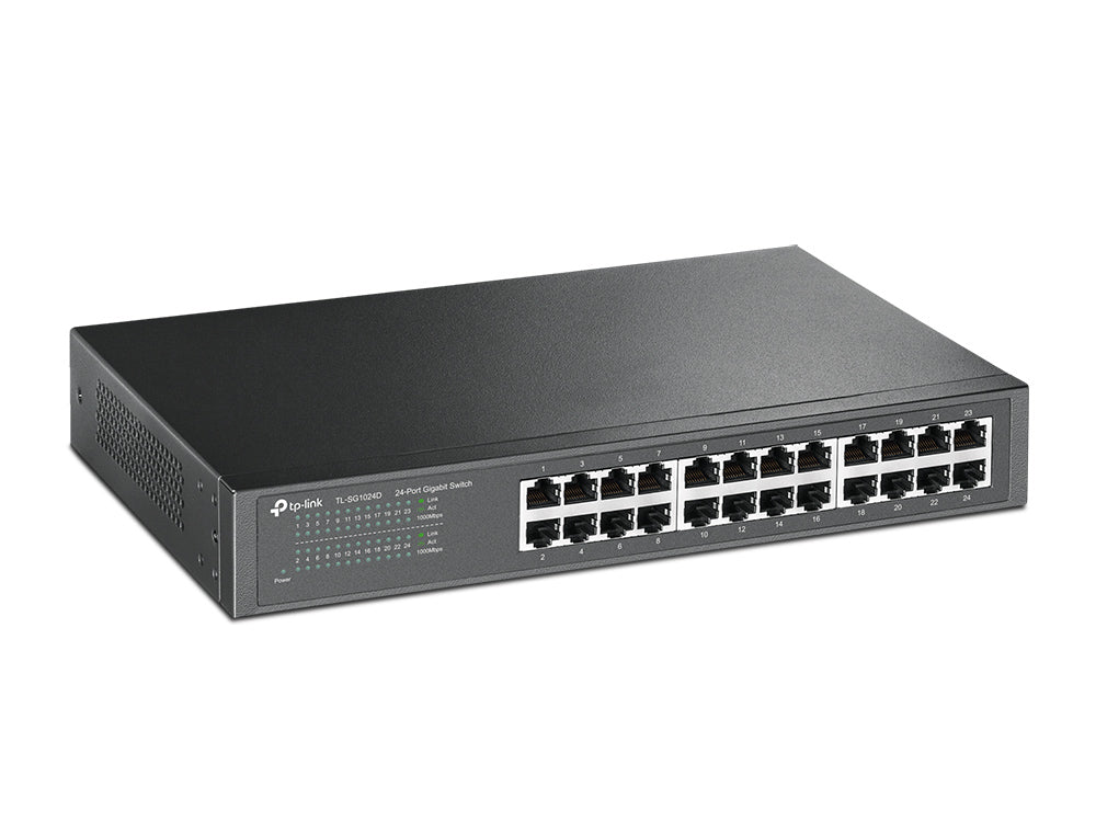 TP-Link TL-SG1024D Non-géré Gigabit Ethernet (10/100/1000) Gris