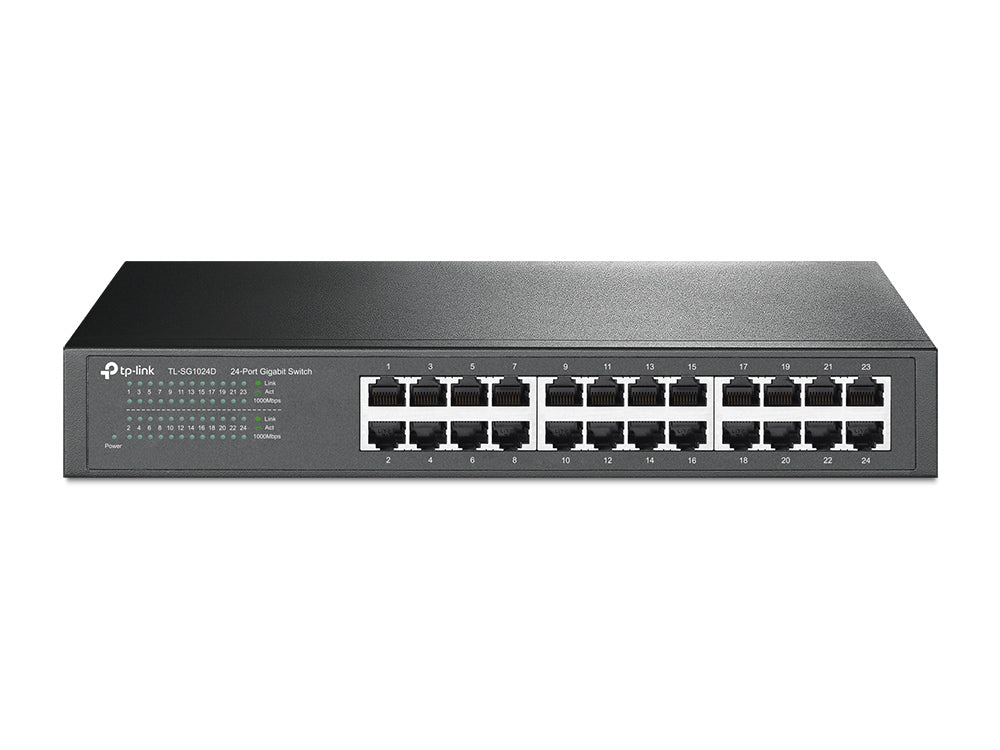 TP-Link TL-SG1024D Non-géré Gigabit Ethernet (10/100/1000) Gris