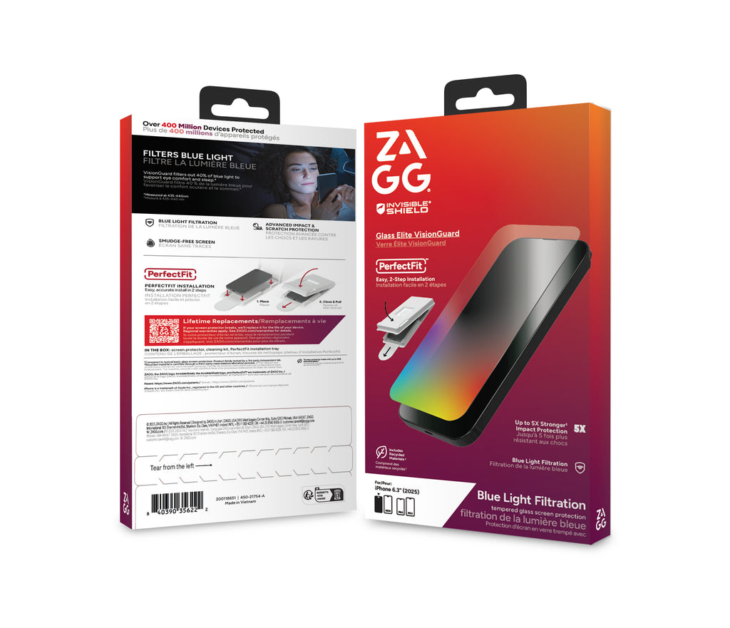 InvisibleShield Glass Elite VG Protection d'écran transparent Apple 1 pièce(s) - vue 5