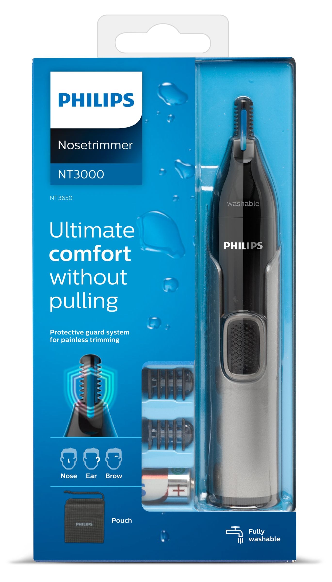 Philips 3000 series Nose trimmer series 3000 NT3650/16 Tondeuse nez, oreilles et sourcils