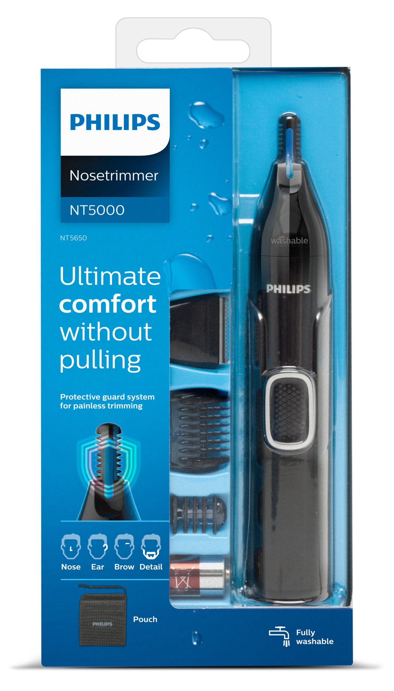 Philips 5000 series Nose trimmer series 5000 NT5650/16 Tondeuse nez, oreilles, sourcils et finitions