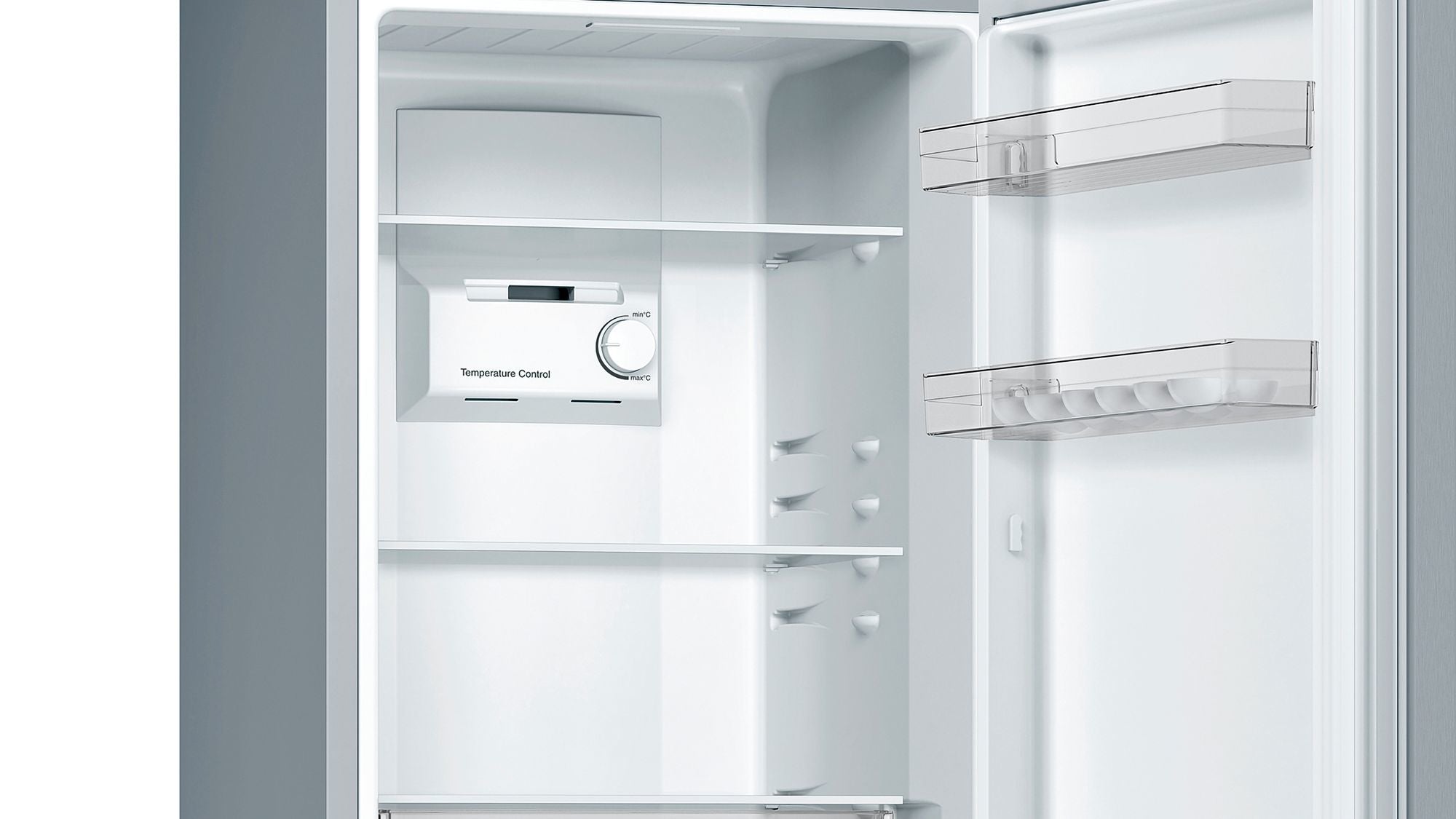 Bosch Bosch Serie 2 KGN33NLEB réfrigérateur-congélateur Pose libre 282 L Acier inoxydable