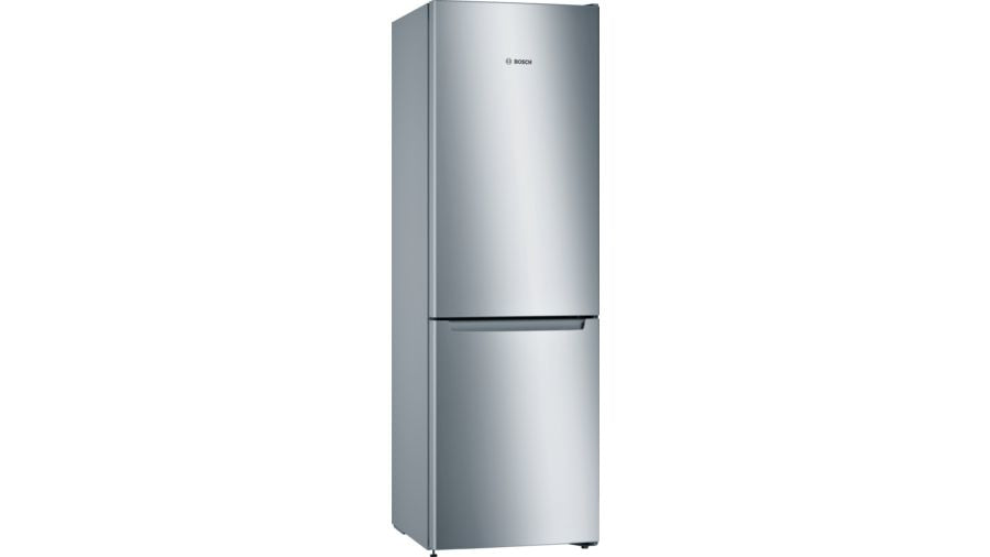 Bosch Bosch Serie 2 KGN33NLEB réfrigérateur-congélateur Pose libre 282 L Acier inoxydable